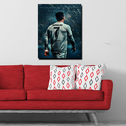 Its About The Journey Ronaldo FusionVista Motivation Art Series