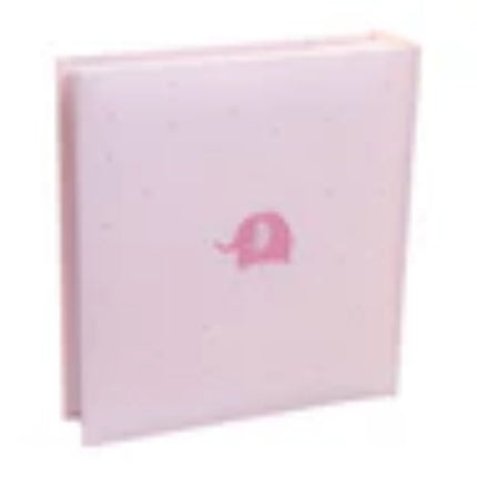 Kenro Baby Animals Pink Elephant Photo Album -  Baby Memories,   6x4 Holds 200 Photos