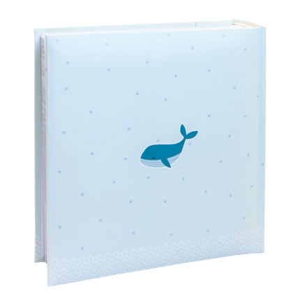 Kenro Baby Animals Blue Whale Blue Photo Album -  Baby Memories,   6x4 Holds 200 Photos