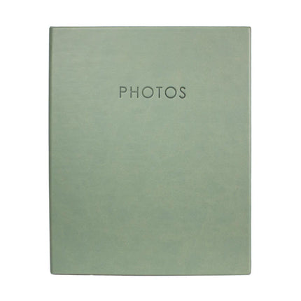 Kenro Green Kington Slip Photo Album - 6X4, Holds 200 Photos