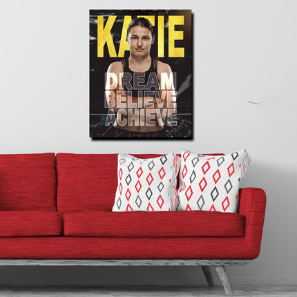 Katie Taylor Dreram Believe Achieve FusionVista Motivation Art Series