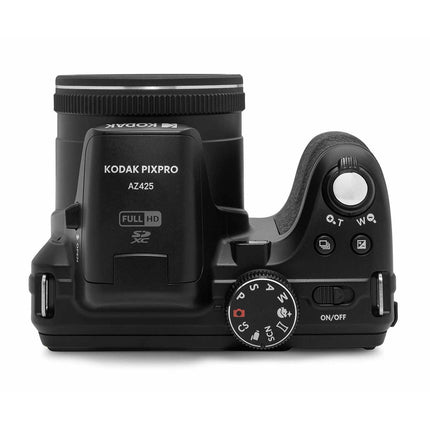 Kodak PIXPRO AZ425 Digital Camera Bundle – 20MP, 42x Optical Zoom, Case, Extra Battery & SD Card