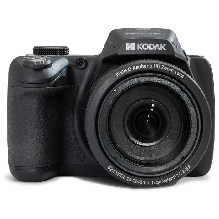 Kodak PIXPRO AZ528 Digital Camera Bundle – 52x Optical Zoom, 16MP, Case, Extra Battery & SD Card