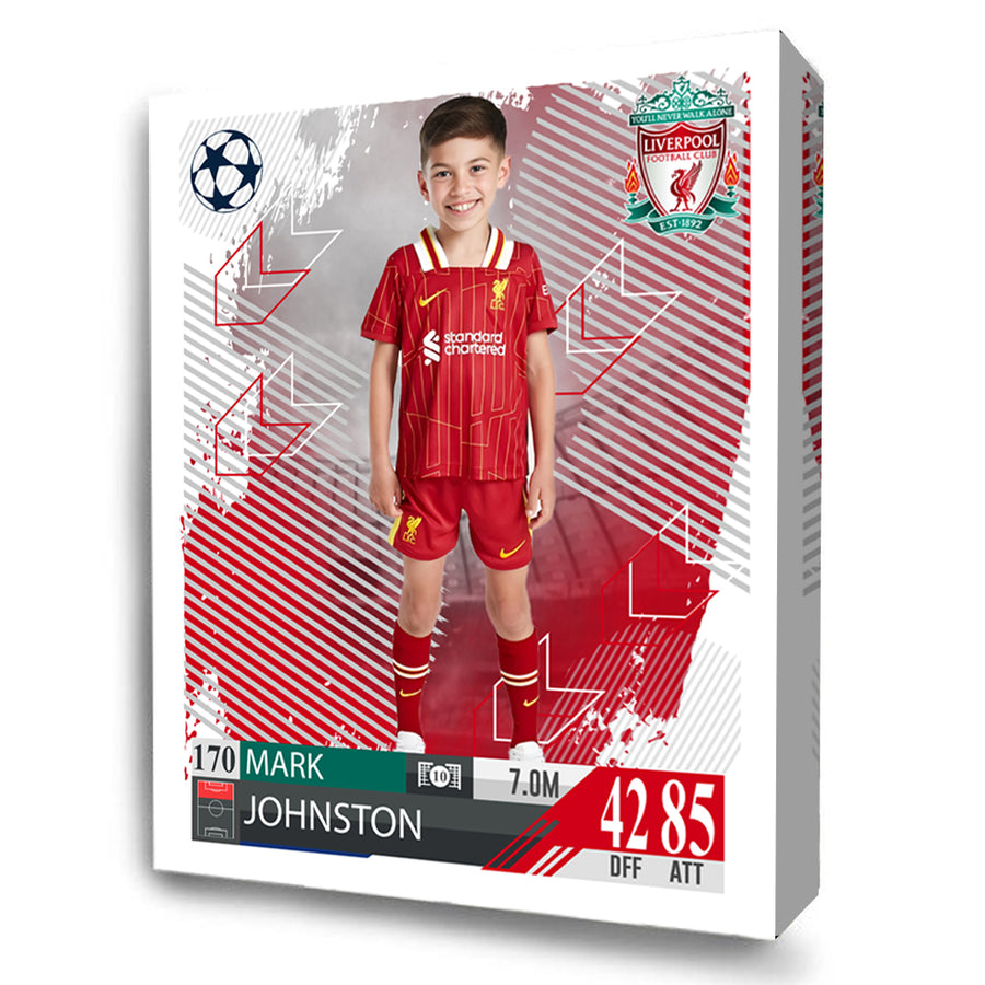 Topps Ultimate Personalised Match Attax Card 24-25 Wall Art