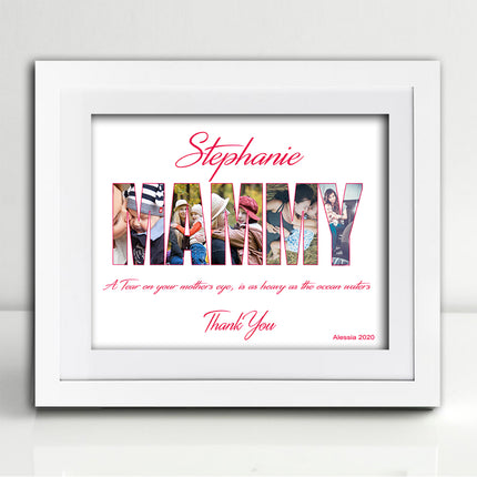 Mammy Lettering To You Wall Art