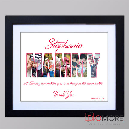 Mammy Lettering To You Wall Art