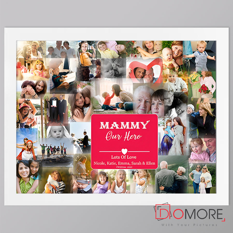 Mammy To The Worlds Collage Framed Photo Collage