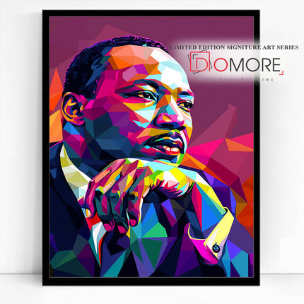 Martin Luther King Abstract FusionVista Exclusive Art Series