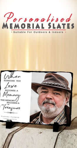 Personalised Memorial Slates For Graves