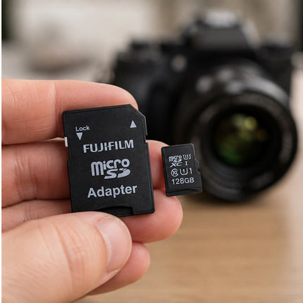 Fujifilm 128GB microSDXC Memory Card Class 10 UHS-I U3 V30 4K