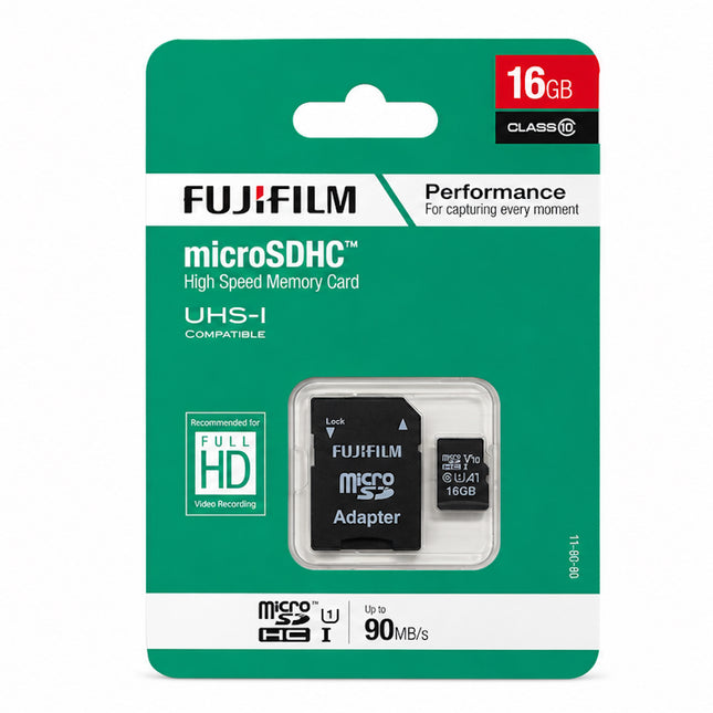 Fujifilm 16GB microSDHC Class 10 UHS-I Memory Card High Speed