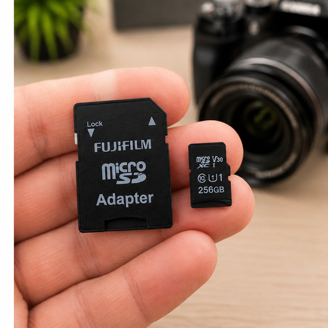 Fujifilm 256GB microSDXC Memory Card – Class 10 UHS-I U3 V30 4K