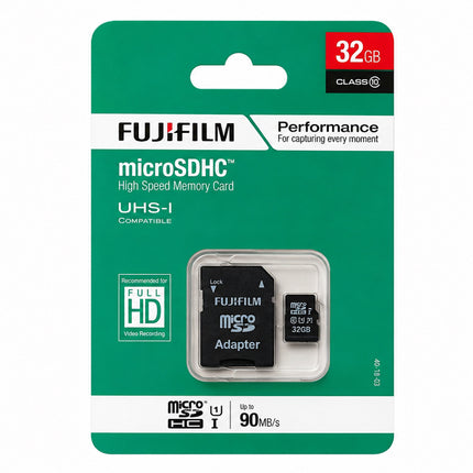 Fujifilm 32GB microSDHC Class 10 UHS-I Memory Card High Speed