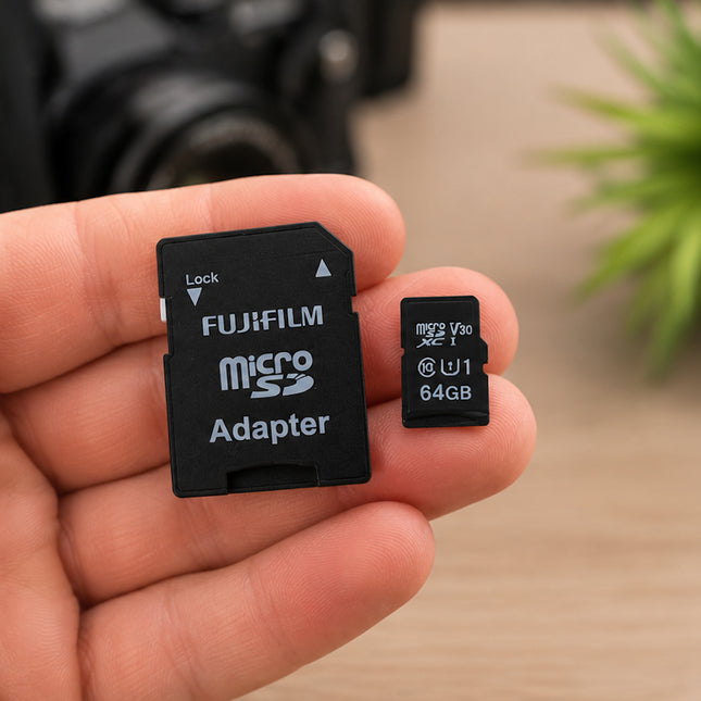 Fujifilm 64GB microSDXC Memory Card Class 10 UHS-I U3 V30 4K