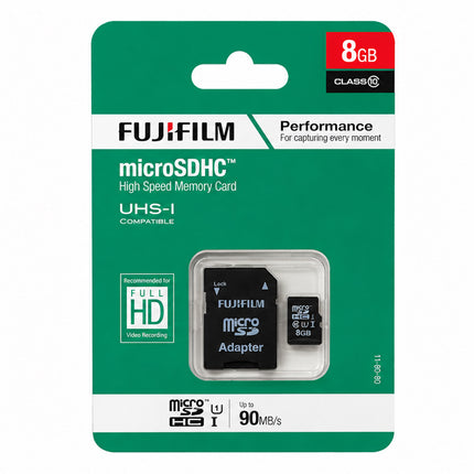 Fujifilm 8GB microSDHC Class 10 UHS-I Memory Card  High Speed