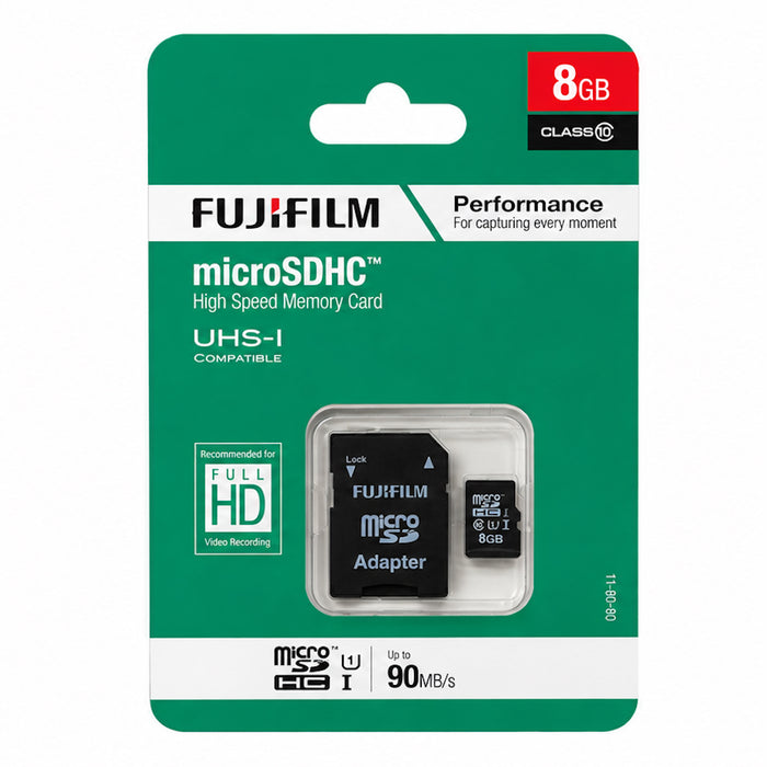Fujifilm 8GB microSDHC Class 10 UHS-I Memory Card  High Speed