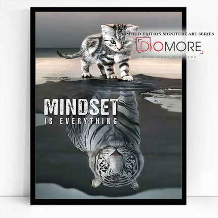 Mindset Is Everything FusionVista Motivation Art Series