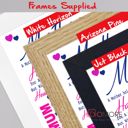Mother Holds Your Hand Sentiment Gift Frame