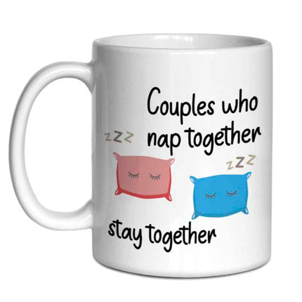 Couples Who Nap Together, Stay Together! Personalised Mug