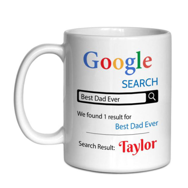 My Dad Is Googles Best Personalised Novelty Mug