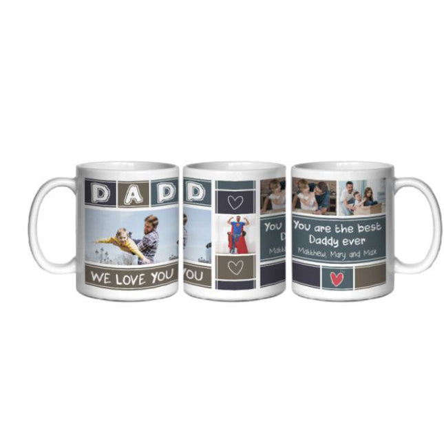 You Are the Best Dad Ever! Personalised Photo Mug