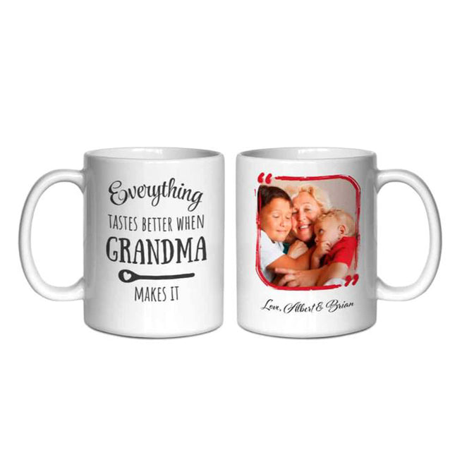 Grannys Cooking Personalised Photo Mug