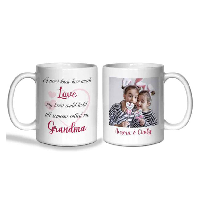 Grandma's Love, A Special Brew! Personalised Photo Mug
