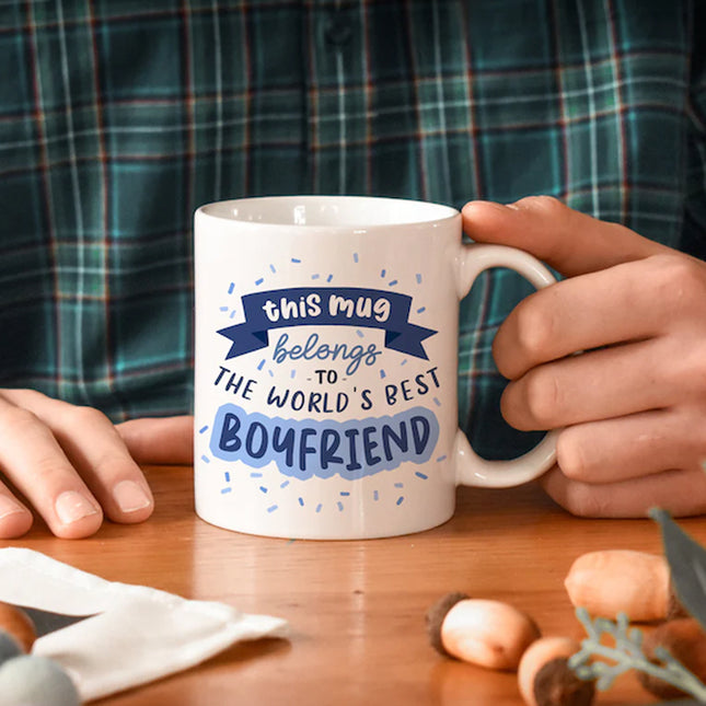 Brewing Love Personalised Photo Mug Gift For Boyfriend