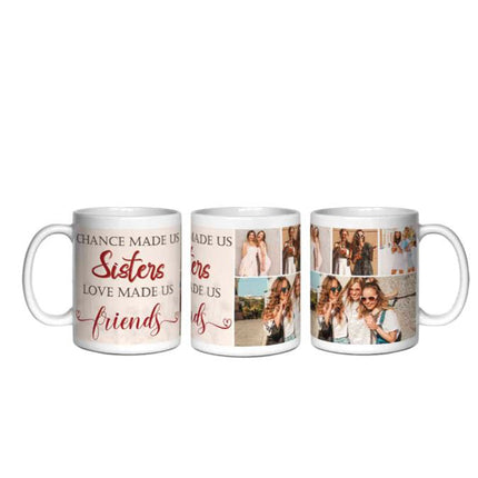 Sisters Choice! Personalised Photo Collage Mug