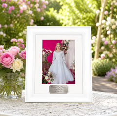 First holy Communion Engraved Example Personalised Frame