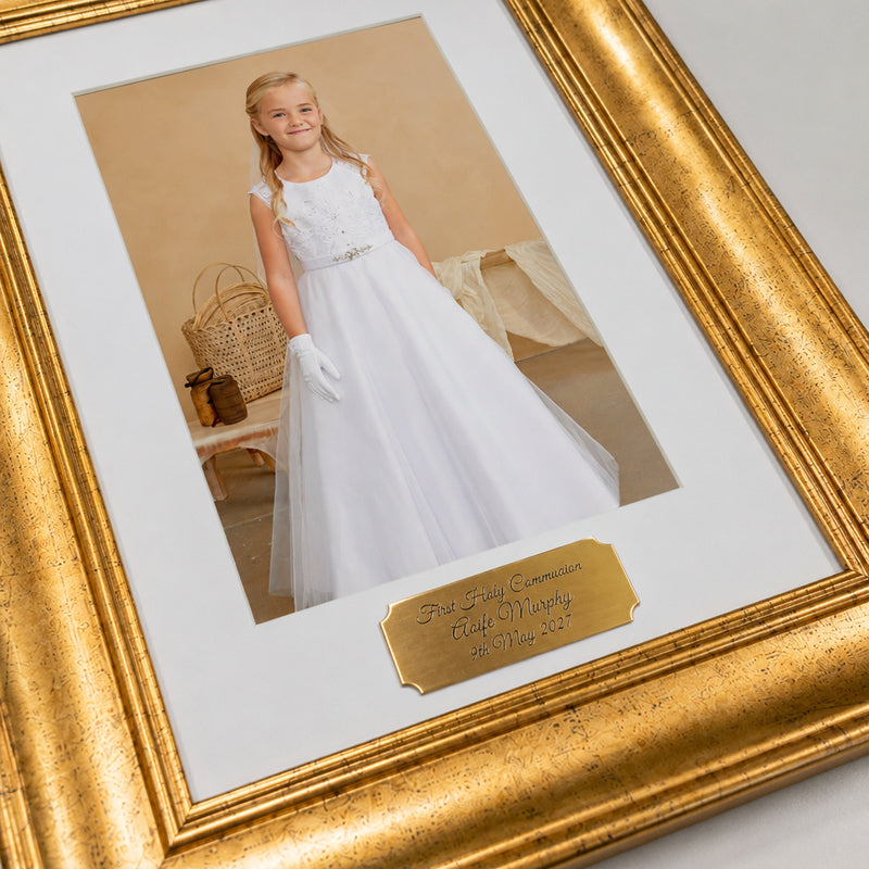 Personalised engraved occasion photo frames from Domore.ie