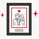 Expertly printed, engraved and framed