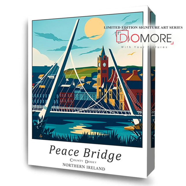 Peace Bridge Derry Impressions Of Ireland Art Series