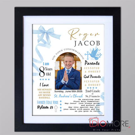 Personalised Confirmation Day Photo Frame