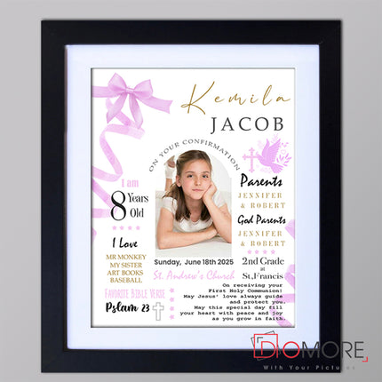 Personalised Confirmation Day Photo Frame