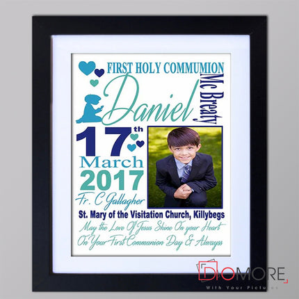 Personalised  May the Love Of Jesus Shine on Your Heart Picture Frame Sentiment Suit Product