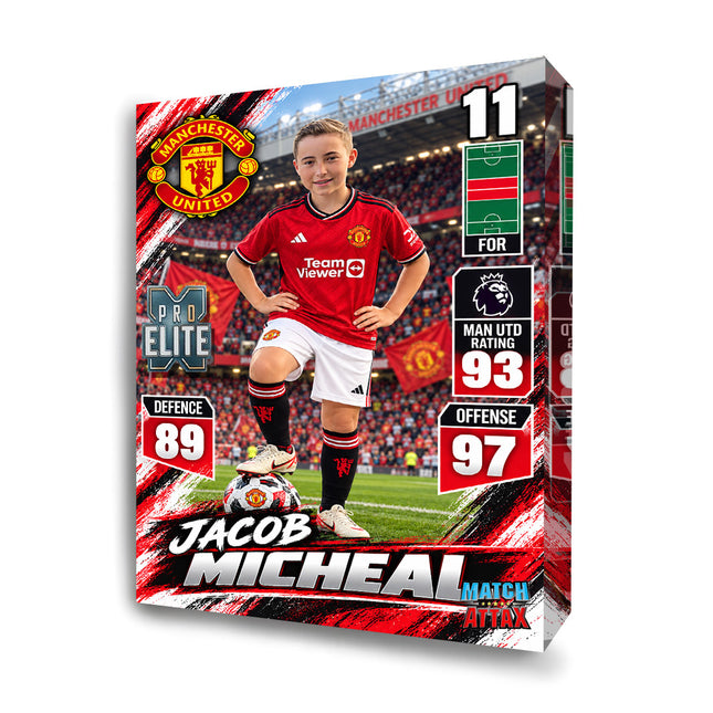 Pro Elite Match Attax Personalised Football Card