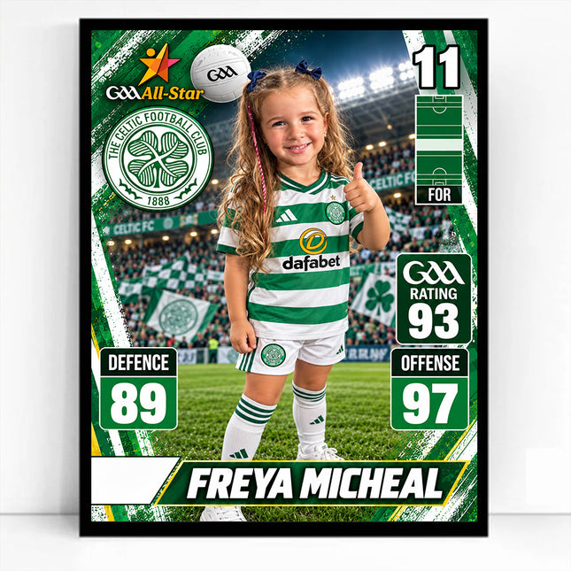 Pro Elite Match Attax Personalised Football Card