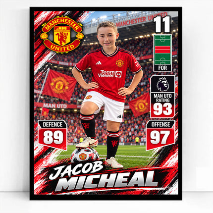 Pro Elite Match Attax Personalised Football Card