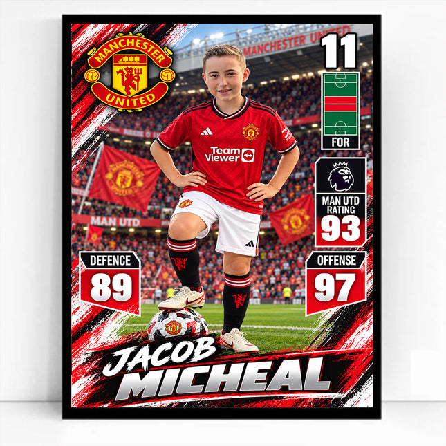 Pro Elite Match Attax Personalised Football Card