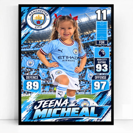 Pro Elite Match Attax Personalised Football Card