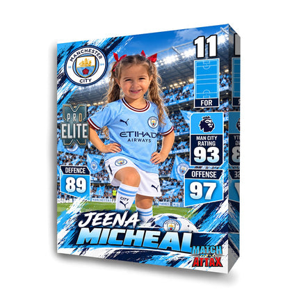 Pro Elite Match Attax Personalised Football Card