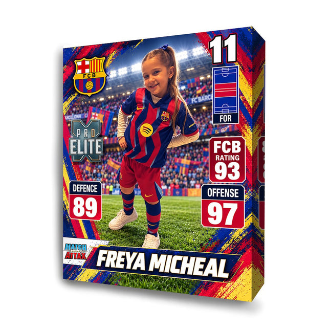 Pro Elite Match Attax Personalised Football Card