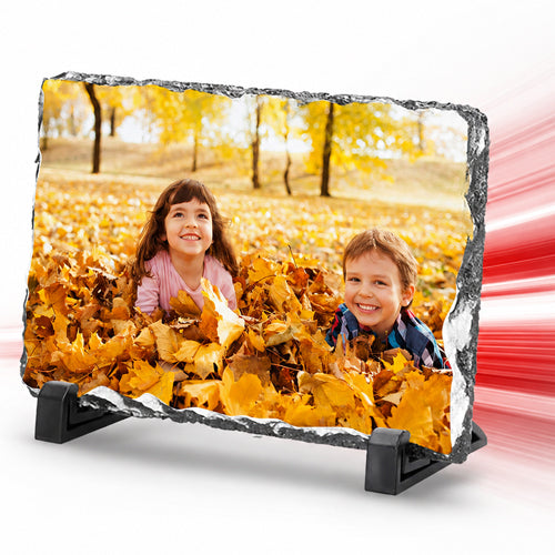 Personalised photo slate printed with your favourite photograph by Domore.ie in Ireland.