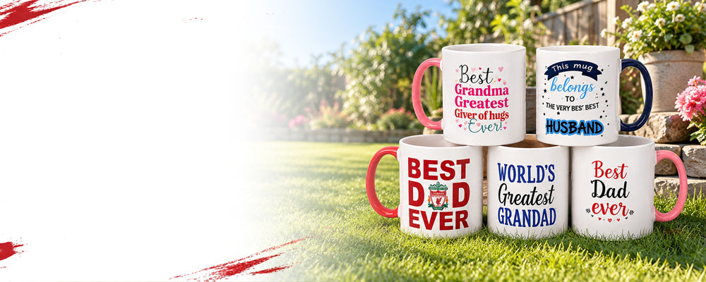 Personalised wedding gift mugs for the happy couple