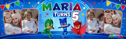 PJ Masks Personalised Photo Banner