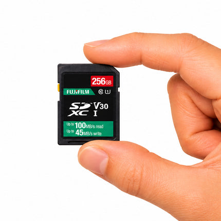 Fujifilm 256GB SDXC Memory Card – Class 10 UHS-I U3 V30 4K
