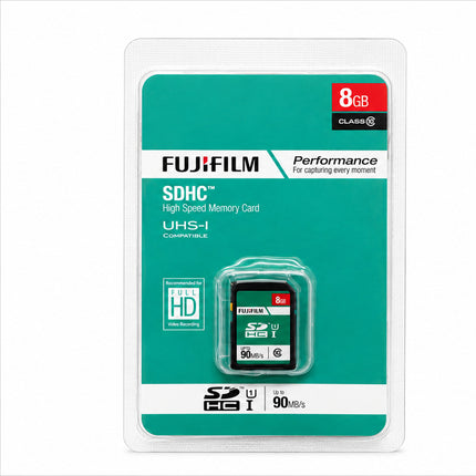 Fujifilm 8GB SDHC Memory Card Class 10 UHS-I High Speed