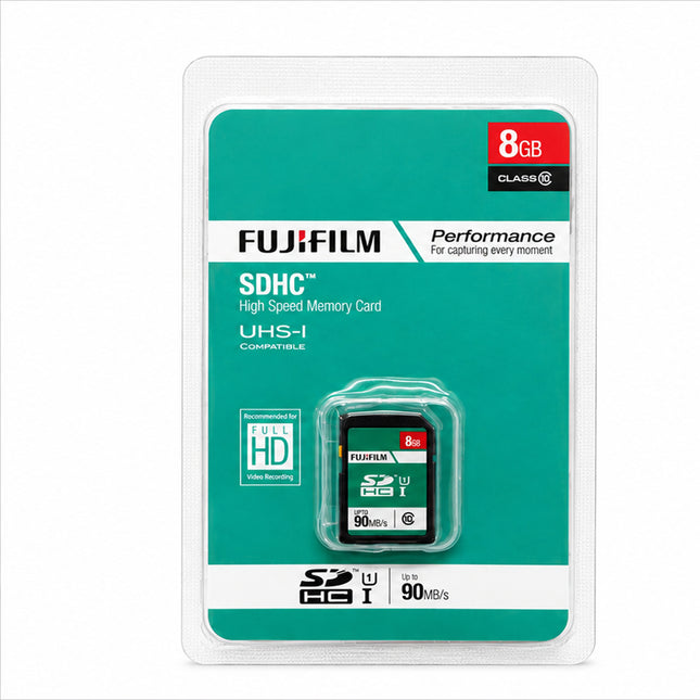 Fujifilm 8GB SDHC Memory Card Class 10 UHS-I High Speed
