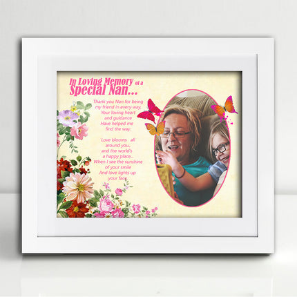Special Nan Memorial Framed Print